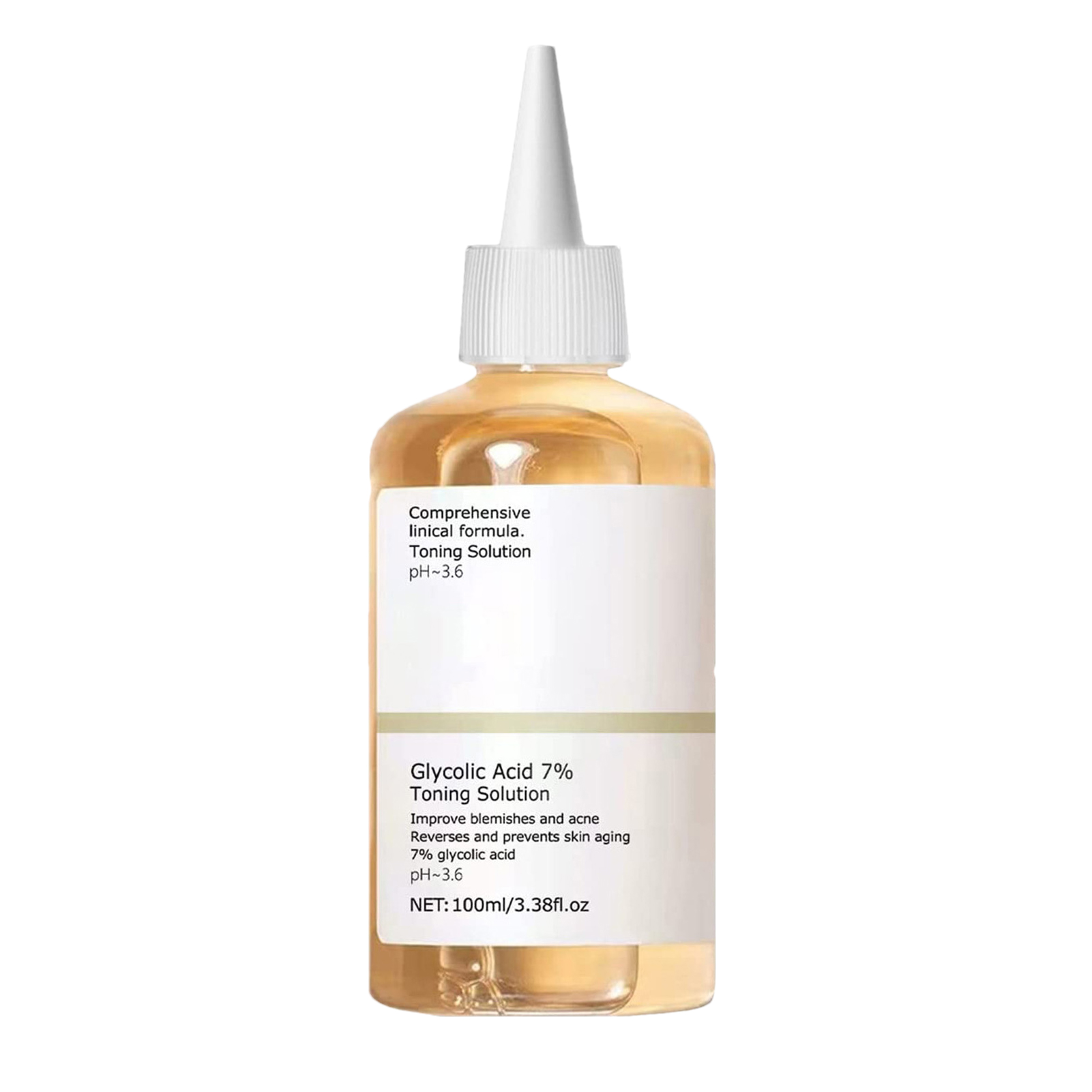 Lactic Acid Toner - グリコール酸 7% トナー 栄養を与える穏やかなグリコール酸トナー ニキビを除去 ニキビをフェードする
