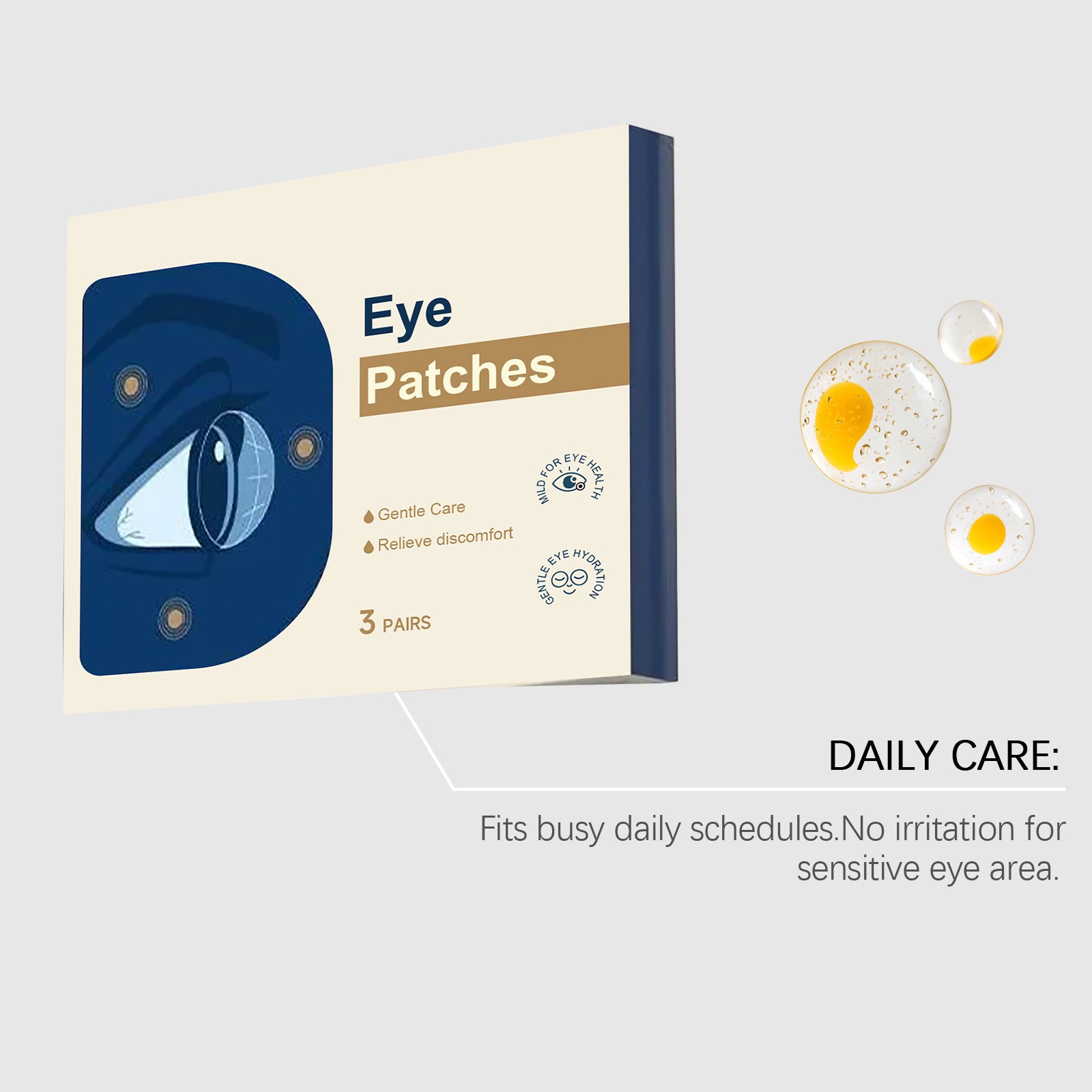 ミントアイスリーピングパッチは、冷却効果があり、疲れを和らげ - Skincare Herbal のレビューと価格