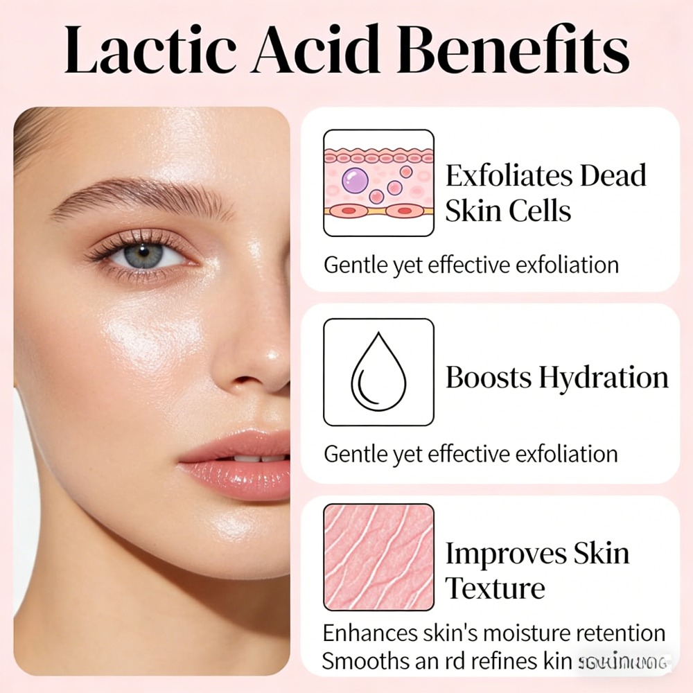 化粧品グレード乳酸パウダー99% |   優しい角質除去、保 - Lactic Acid Toner のレビューと価格