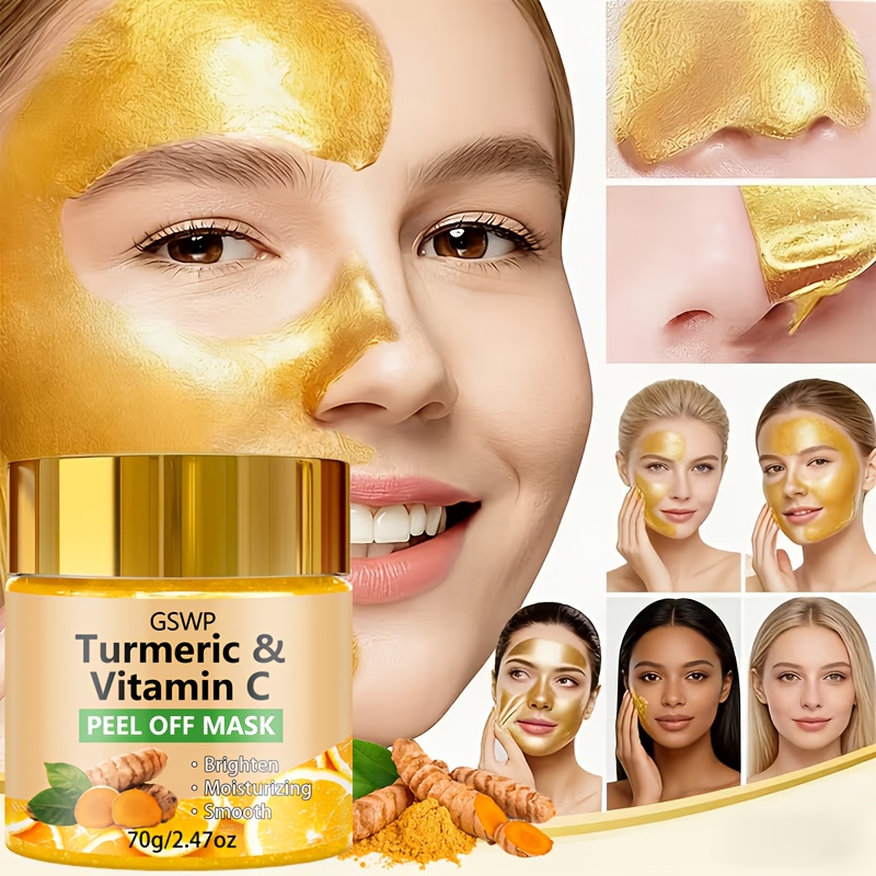 GSWP ターメリック ビタミンC ピールオフマスク 深く潤 - Bentonite Clay Mask のレビューと価格