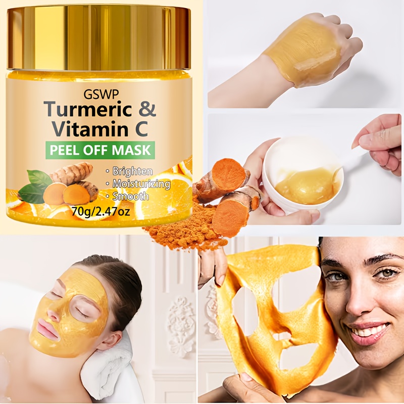 GSWP ターメリック ビタミンC ピールオフマスク 深く潤 - Bentonite Clay Mask のレビューと価格