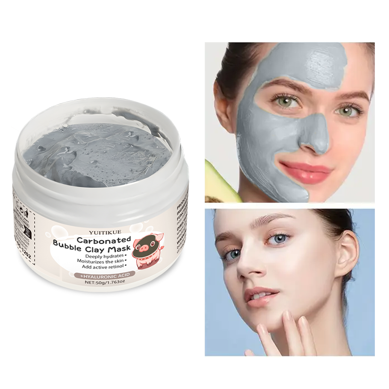 炭酸バブルクレイマスク - クレイエキス、コラーゲン、ヒアル - Bentonite Clay Mask のレビューと価格