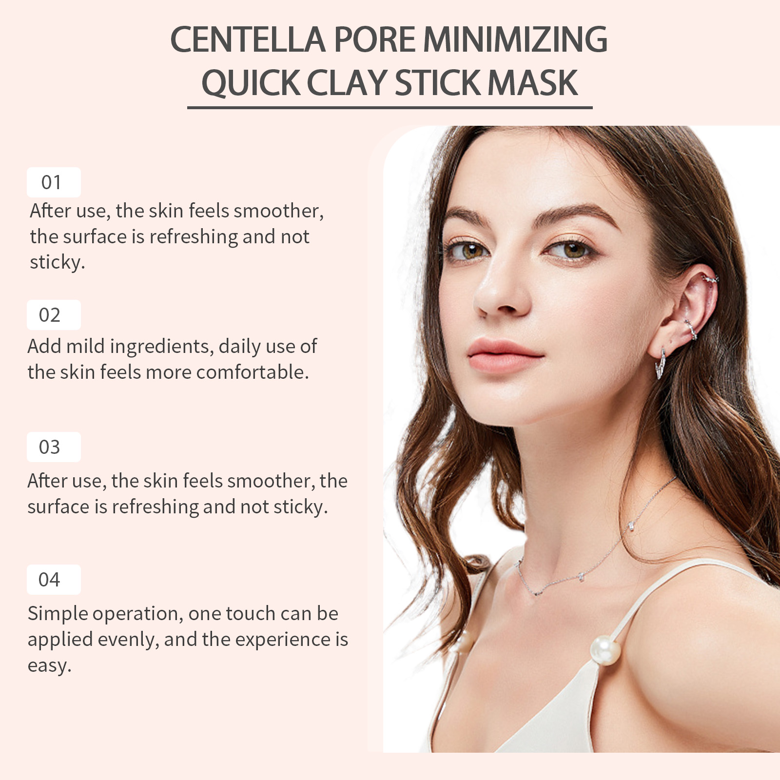 ツボクサ粘土スティックマスク 毛穴縮小 速乾保湿 鎮静 ブラ - Bentonite Clay Mask のレビューと価格