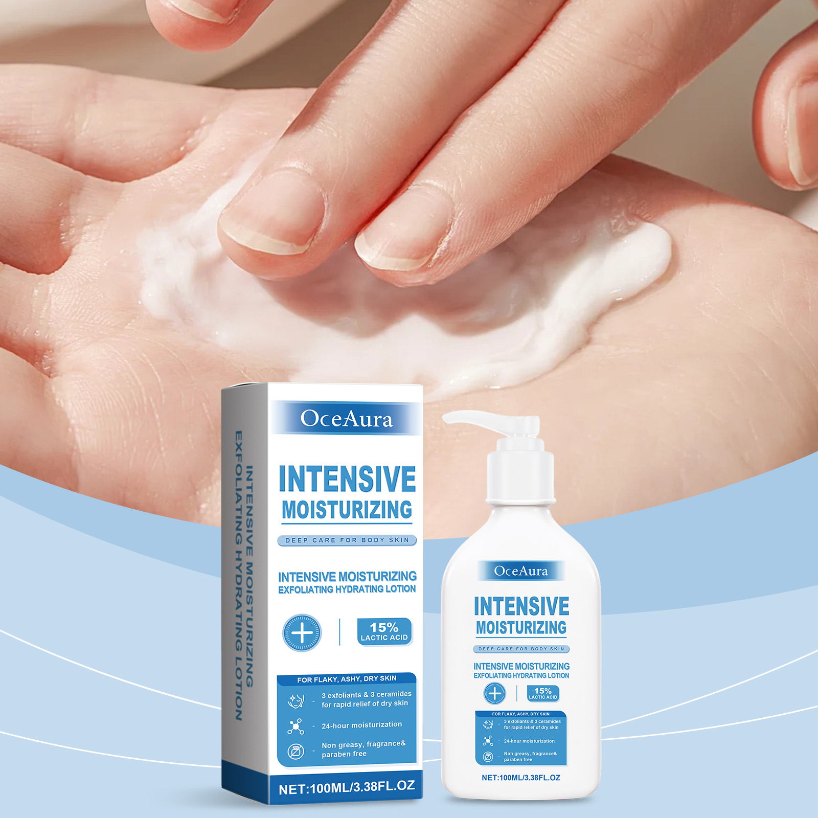 オーシャラ インテンシブ ヒーリング ボディローション 乾燥 - Lactic Acid Toner のレビューと価格