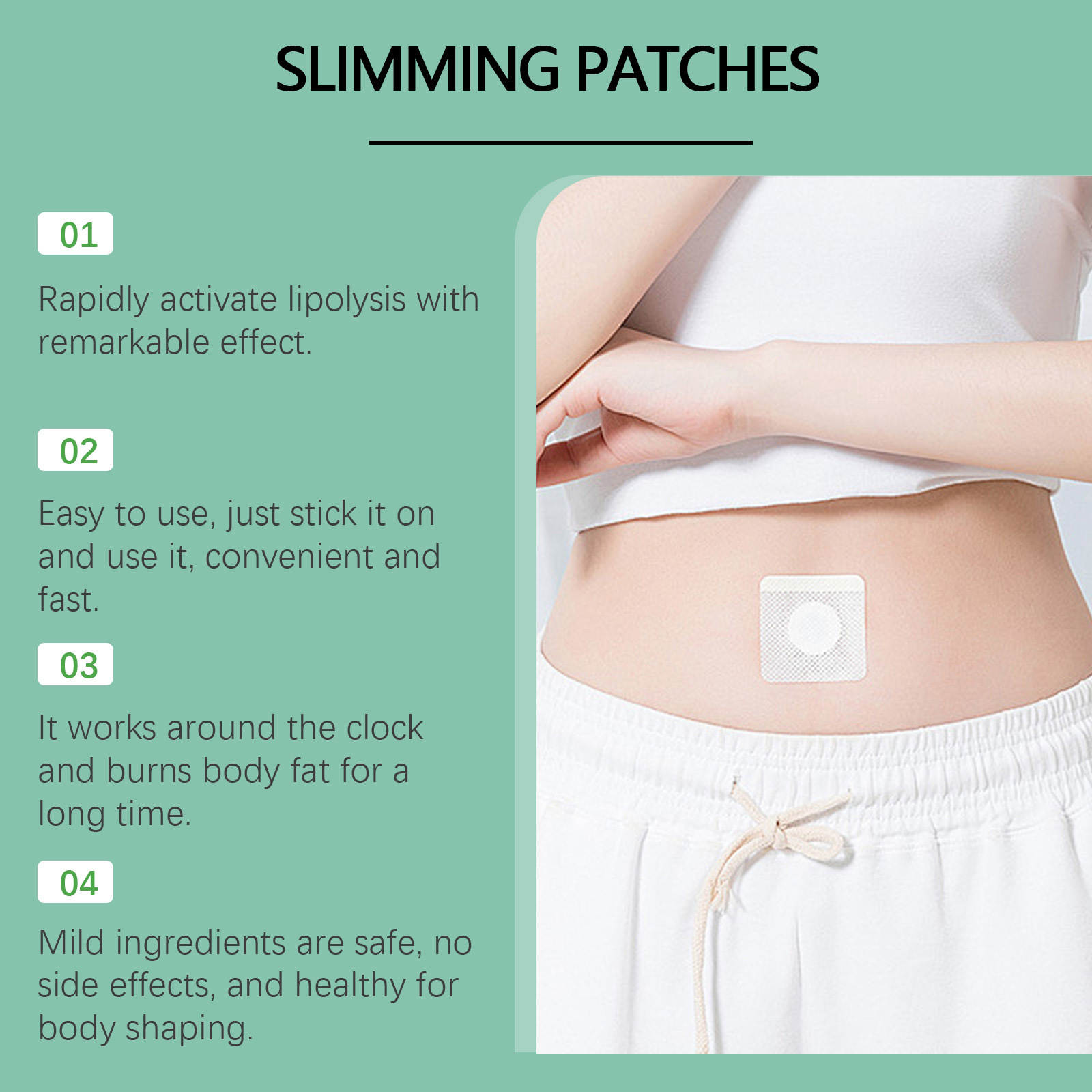 Ximonthボディシェーピングパッチ、体型改善、ハーブ配合 - Skincare Herbal のレビューと価格
