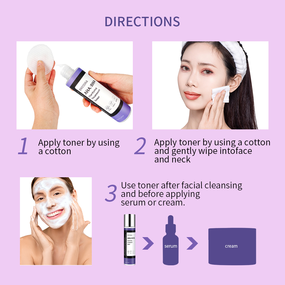 Envisha-フェイスクリーニングトナー,毛穴の縮小,美白 - Lactic Acid Toner のレビューと価格