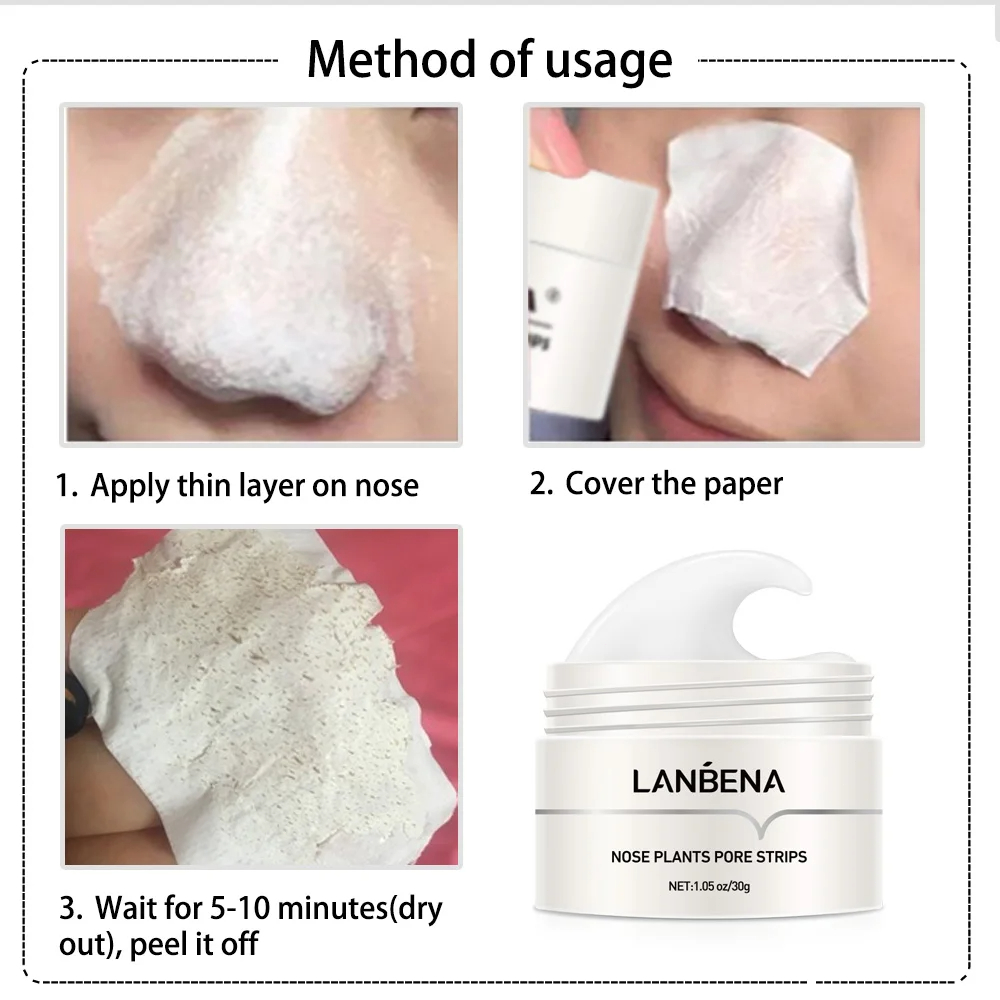 LANBENA フェイスマスク 黒ずみ除去 スキンケア 鼻マ - Lactic Acid Toner のレビューと価格